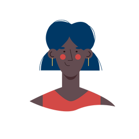 African American black portrait clipart