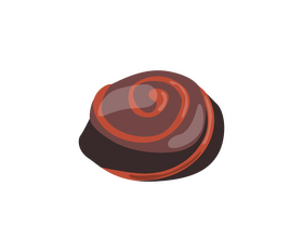 Black cookie clipart