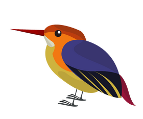 Hummingbird cartoon clipart