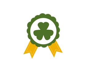 St Patrick three leaf clover clipart