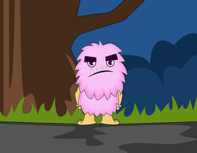 Funny bigfoot vector