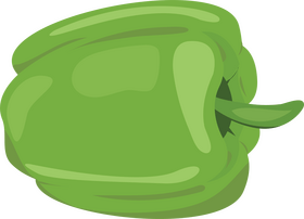Green Bell Pepper clipart