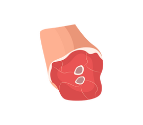 Cartoon meat clipart
