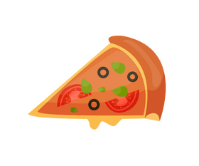 Pizza slice clipart