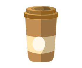 Take away coffee cup clipart