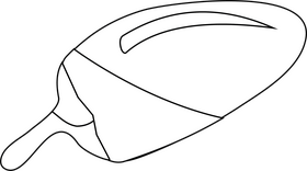 Chili Pepper black and white clipart