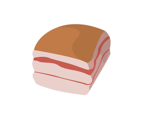 Cartoon beef fat clipart