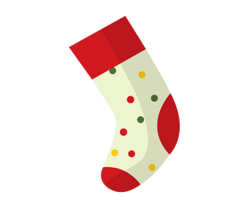 Christmas stocking clipart