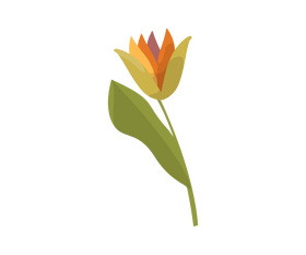 Cartoon flower clipart