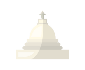 Japanese Peace Pagoda, Sri Lanka clipart