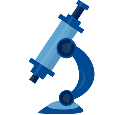 Cartoon microscope clipart
