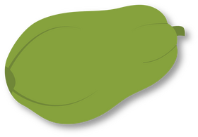 Green Papaya clipart