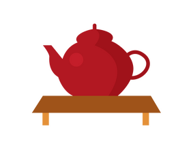 Chinese teapot clipart