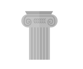 Greek column clipart