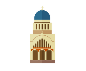 Greek temple clipart