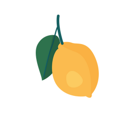 Cartoon lemon clipart