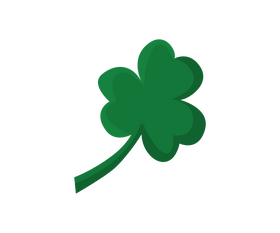 Irish clover leaf clipart