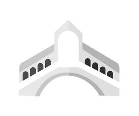 Italian bridge clipart