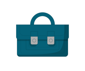 Free satchel bag clipart