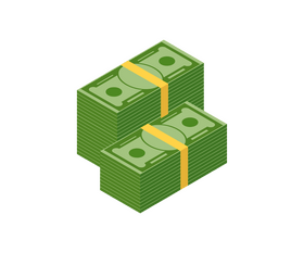 Packs of money free clipart