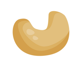 Cashew nut clipart
