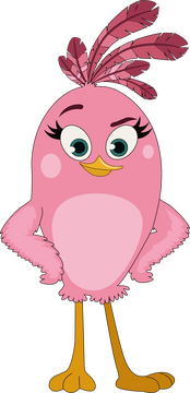 Angry birds stella clipart