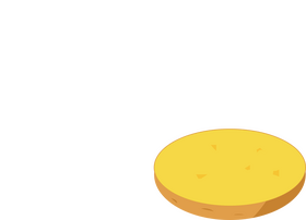 Slice of Potato clipart