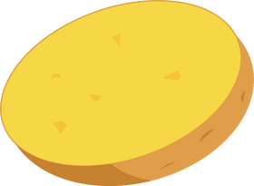Potato Slice clipart
