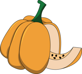 Pumpkin Cut clipart