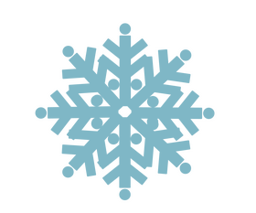 Snowflake illustration clipart