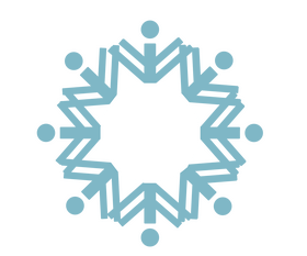 Snowflake cartoon clipart