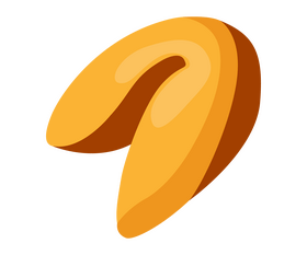 Fortune cookie clipart