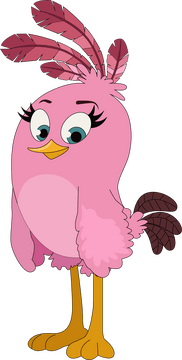 Angry birds stella clipart vector free download