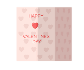 Valentine's Day Postcard clipart