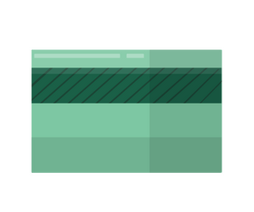 Green credit card back clipart