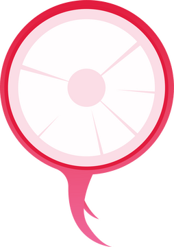 Slice of Radish clipart