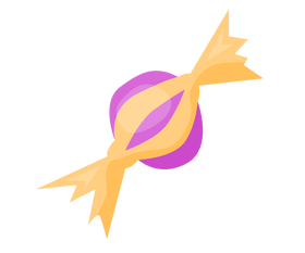 Cartoon candy for babies clipart