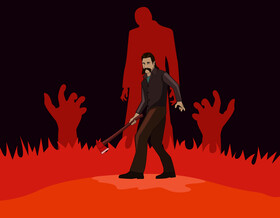 Walking Dead drawing vector