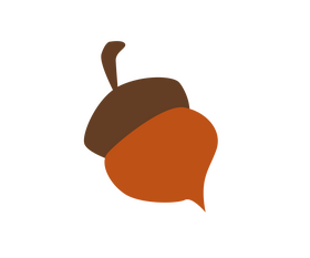 Cartoon acorn clipart