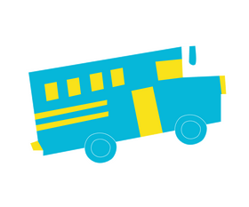 Cartoon school bus clipart