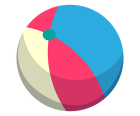 Beach ball free clipart