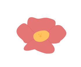Flower drawing clipart