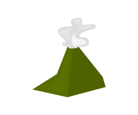 Volcano free clipart