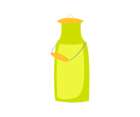 Bottle of milk clipart