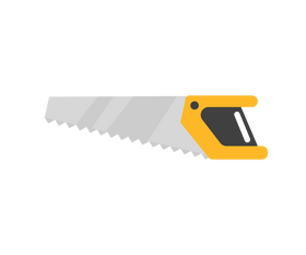 Cartoon handsaw clipart