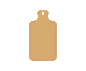 Cartoon cutting board clipart