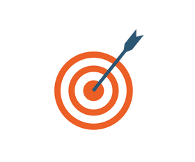 Arrow target clipart