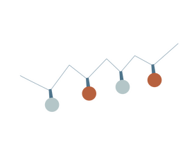 Garland of light bulbs clipart