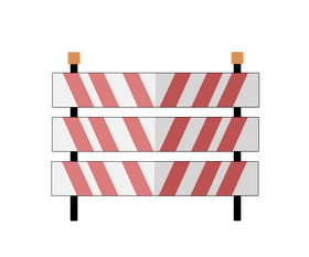Free roadblock clipart