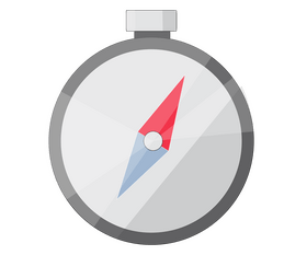 Compass illustration clipart